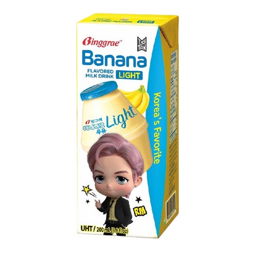 Binggrae light香蕉風味牛奶