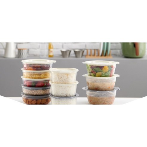 편리하고 내구성 있는 이지앤프리 냉동 국 보관용기로 냉장고를 정돈하고 식재료의 신선도를 유지하세요.