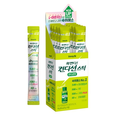 컨디션 컨디션맛 숙취해소스틱, 180g, 2개