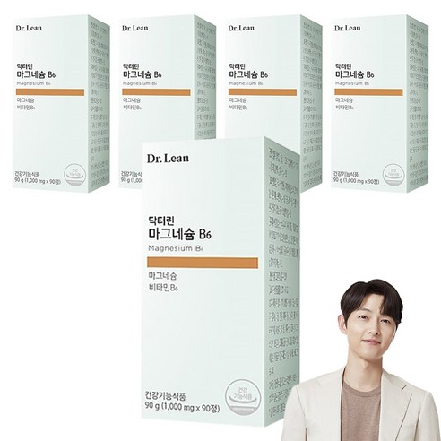 닥터린 마그네슘 B6 90g, 90정, 5개