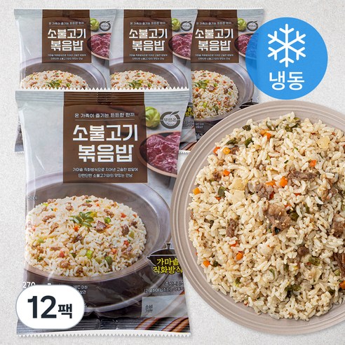 푸르온 소불고기 볶음밥 (냉동), 270g, 12팩