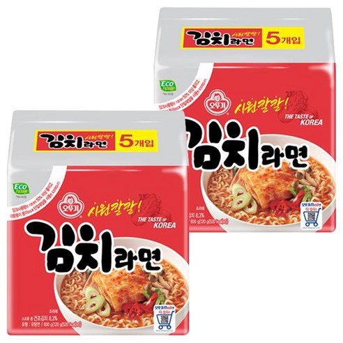오뚜기 김치라면 120g