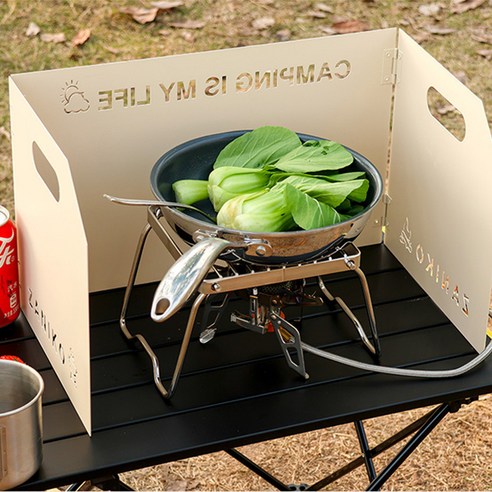 불꽃을 지키는 검은 갑옷, 베어하이크 캠핑 접이식 버너 바람막이