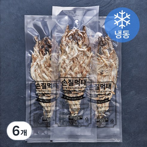 해맑은푸드 손질먹태 (냉동), 80g(중), 6개