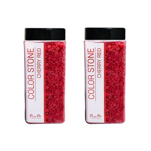 로라펫 컬러스톤 750g, 체리레드, 2개