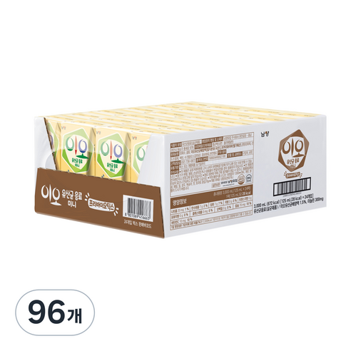 이오 유산균음료 프리바이오틱스, 125ml, 96개