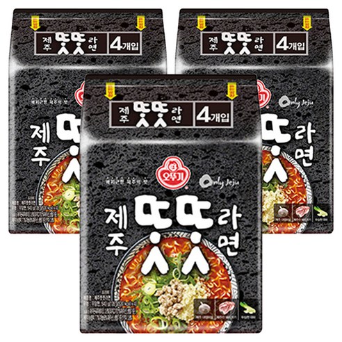 오뚜기 제주 똣똣라면 135g