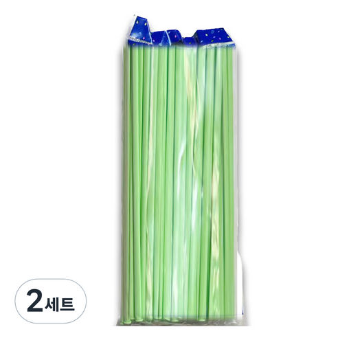 마다꾸미 요술 매직 파티 벌룬 막대풍선 100p 세트, 파스텔그린, 2세트