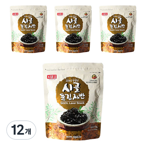 시골김 돌김자반, 40g, 12개