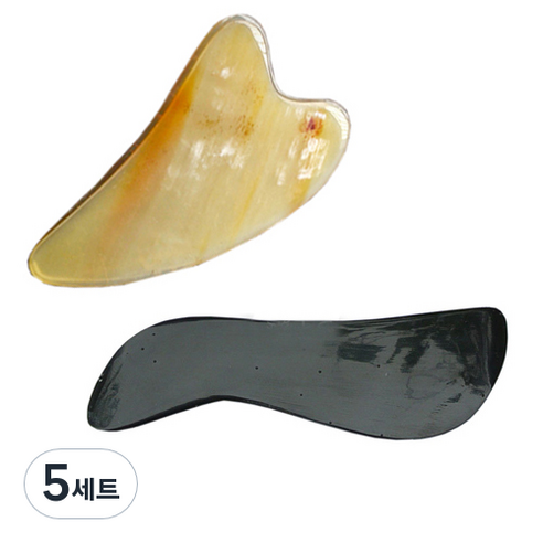 헬스플러스 마사지용 괄사패키지 BJ-6021 + BJ-251, 5세트, 혼합 색상