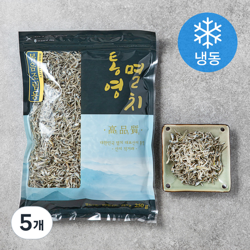 이어수산 통영멸치 볶음조림용 (냉동), 250g, 5개