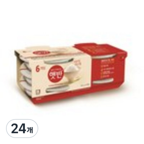 햇반 백미밥, 205g, 24개