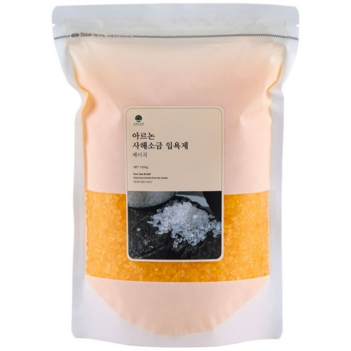 아르논 사해소금 입욕제 베이직 레몬, 1.5kg, 1개