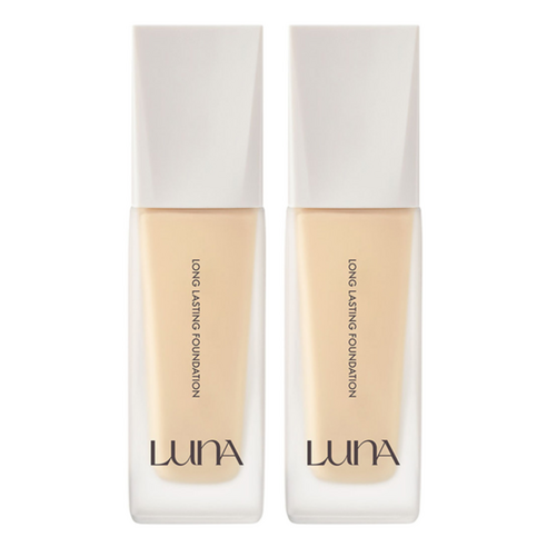 루나 롱래스팅 파운데이션 30ml, 23호 샌드, 2개