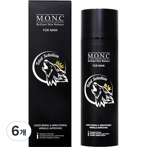 엠오앤씨 포맨 토탈솔루션 올인원, 130ml, 6개