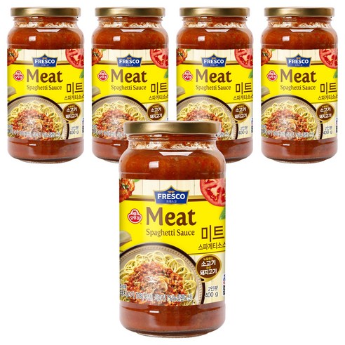 오뚜기프레스코 미트 스파게티 소스, 400g, 5개