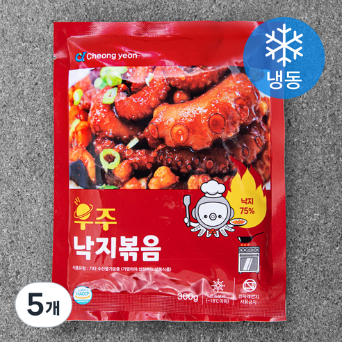 우주낙지볶음 (냉동), 300g, 5개