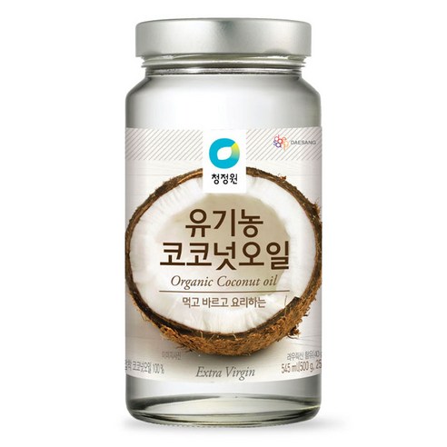 청정원 유기농 코코넛오일, 545ml, 1개
