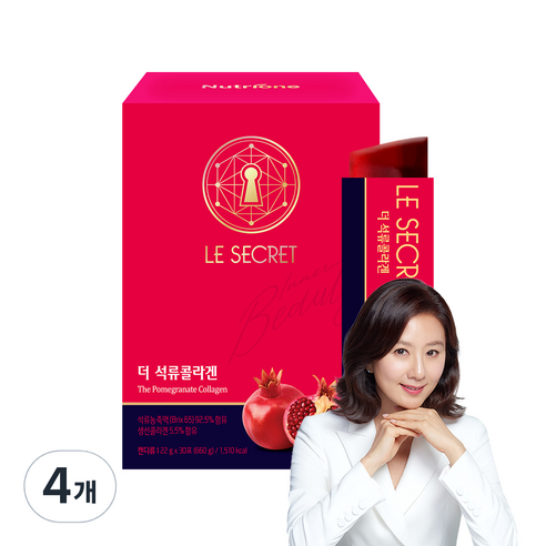 뉴트리원 르시크릿 더 석류콜라겐, 660g, 4개