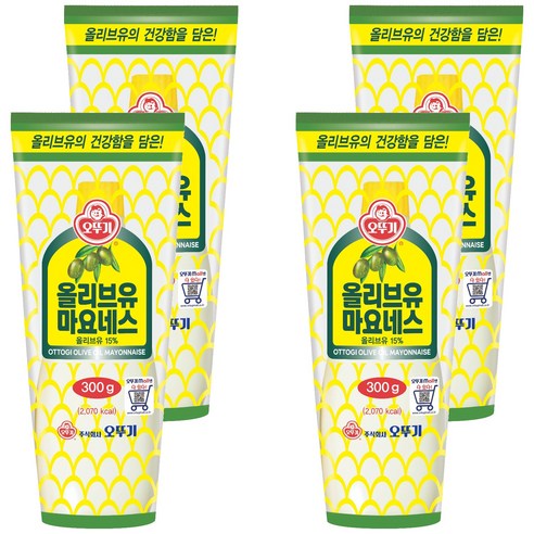 오뚜기 올리브유마요네즈, 300g, 4개