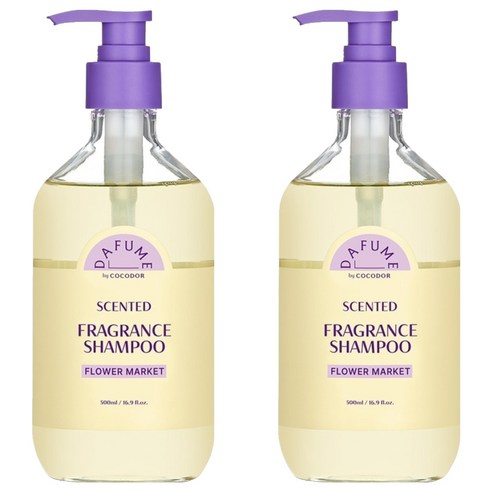 다퓸 바이 코코도르 센티드 프레그런스 샴푸 플라워마켓, 2개, 500ml