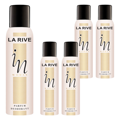 라리브 인 우먼 퍼퓸 데오드란트, 150ml, 5개