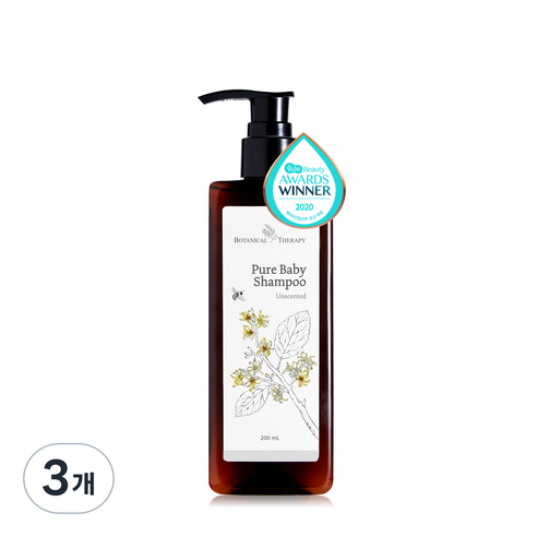 보타니컬테라피 베이비샴푸, 3개, 200ml