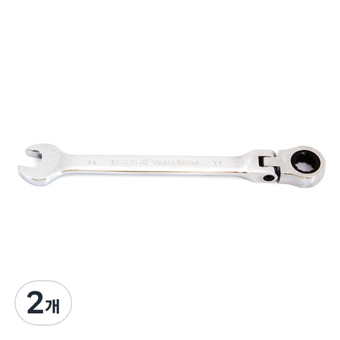 지오비즈 라쳇 기어렌치 스패너 플렉시블 11mm, 2개
