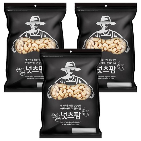넛츠팜 구운 캐슈넛, 400g, 3개