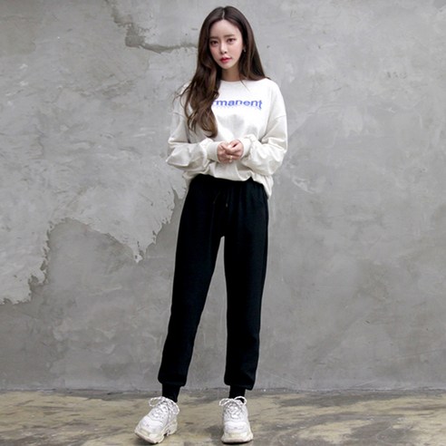 잘빠진 여성용 델리지 조거팬츠 1719
