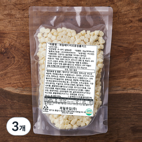 제일베이커리 융점 롤치즈, 1kg, 3개