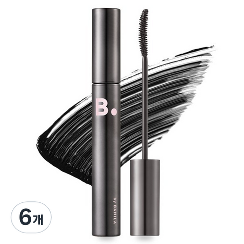 바닐라코 파워프루프 마스카라 7g, 02 롱 컬링 딥 블랙, 6개