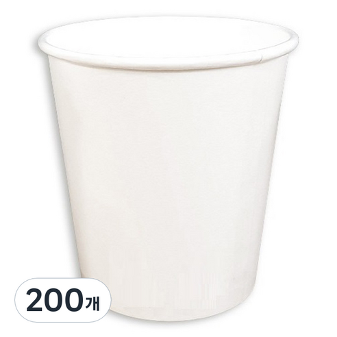 생활을그리다 종이컵 무인쇄 240ml, 200개, 1개입