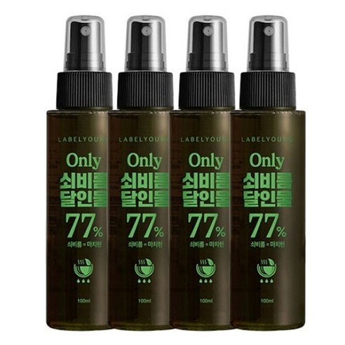 라벨영 쇼킹 쇠비름 77 미스트, 100ml, 4개 — 라벨영 쇠비름 77 미스트 100ml 4개 세트 라벨영 쇼킹 쇠비름 77 미스트, 100ml, 4개 — 라벨영 쇠비름 77 미스트 100ml 4개 세트