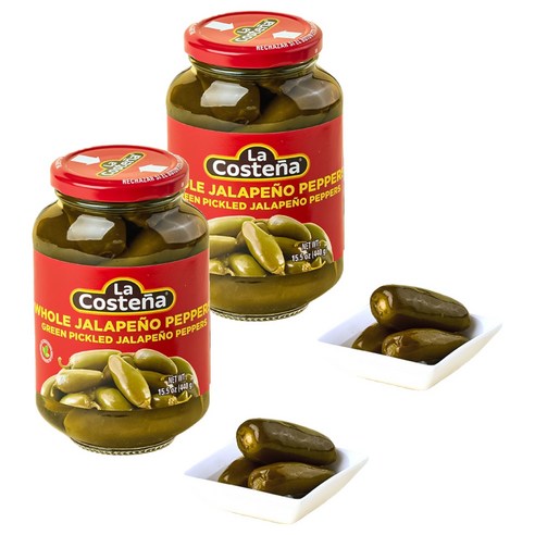 라코스테냐 홀 할라페뇨 페퍼, 440g, 2개