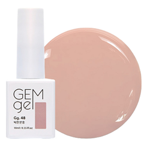 아이빛 네일아트 젬젤 컬러 젤네일, 48탁한분홍, 10ml, 1개