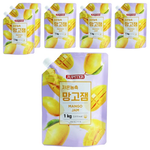 쥬피터 망고 리플잼, 1kg, 6개