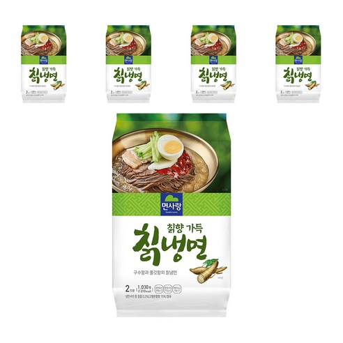 면사랑 칡향 가득 칡냉면 1030g, 5개