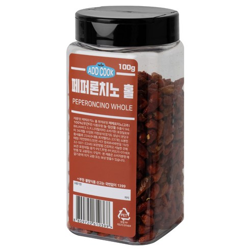 ADDCOOK 페퍼론치노 홀, 100g, 1개