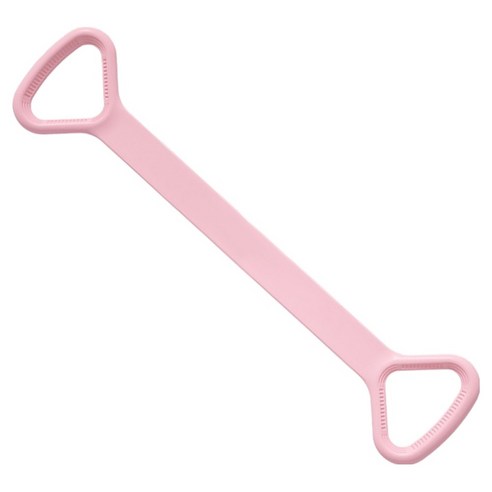 한봄누리 필라테스 요가 튜빙 스트레칭 홈트 근력운동 실리콘 밴드, 1개, 핑크