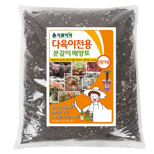 SN월드 다육이전용 분갈이흙 5L, 1개