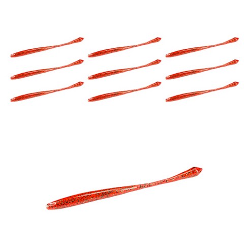 바이오스판 플라스마 테일 루어 11.43cm, Red Bug, 48g