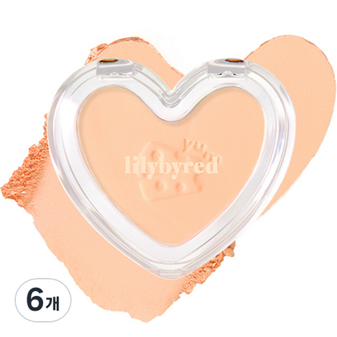 릴리바이레드 러브빔 블러 치크 4.2g, 03 체다블러, 6개