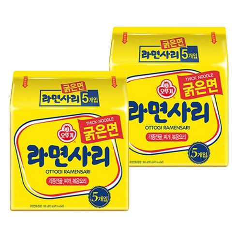 오뚜기 라면사리 굵은면 110g, 10개