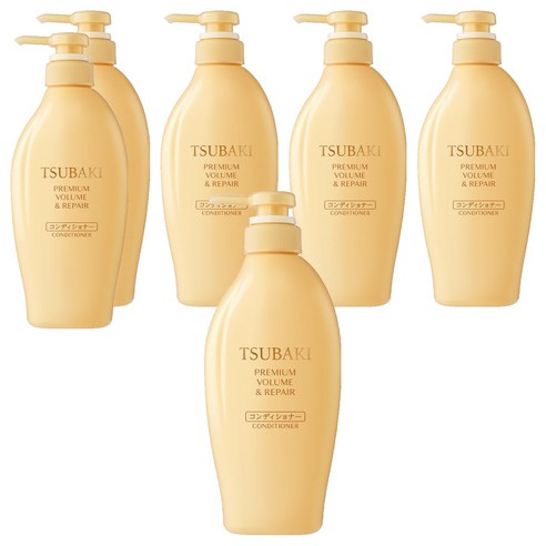 츠바키 프리미엄 볼륨 & 리페어 컨디셔너, 450ml, 6개
