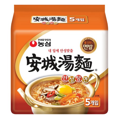 농심 안성탕면 125g, 10개