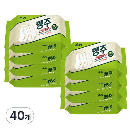 소키 행주 전용 세탁 비누, 150g, 40개