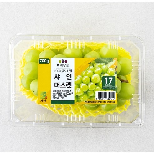 아리당찬 고당도 샤인머스캣, 700g, 1팩