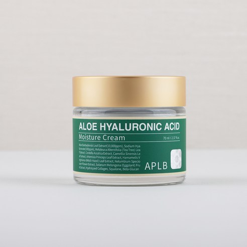 에이플비 알로에 히알루론산 수분크림은 진정과 보습에 효과적인 화장품