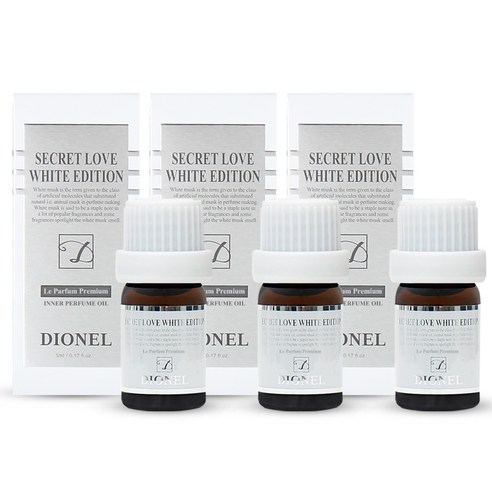 디오넬 시크릿 러브 화이트 에디션, 5ml, 3개